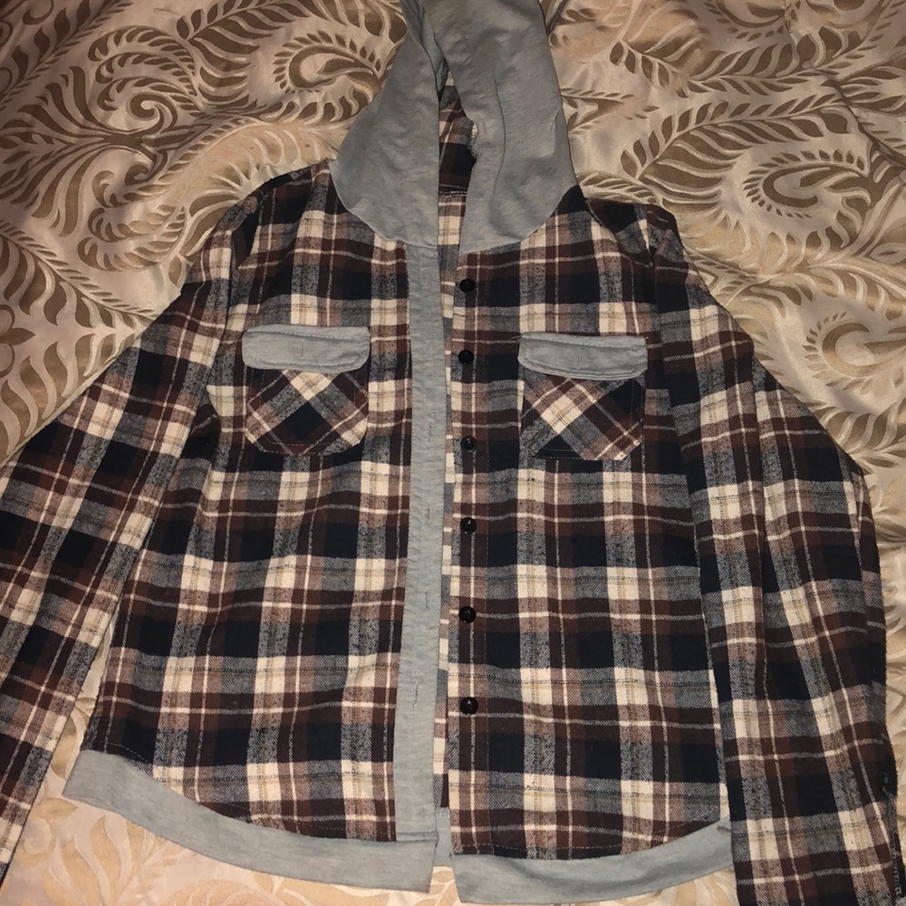 Plaid button up